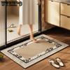 American Style Bathroom Floor Mat Bathroom Dirt Resistant and Non Slip Mat Toilet Door Mat