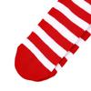 Women Striped Knee-high Socks Colorful Stretchy Knee-length Socks Ribbed Leg Warmers for Costume Party Street Daily Wear