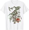 T-shirt Grafica di Gruppo di Dinosauri Vintage Jurassic Park T-shirt