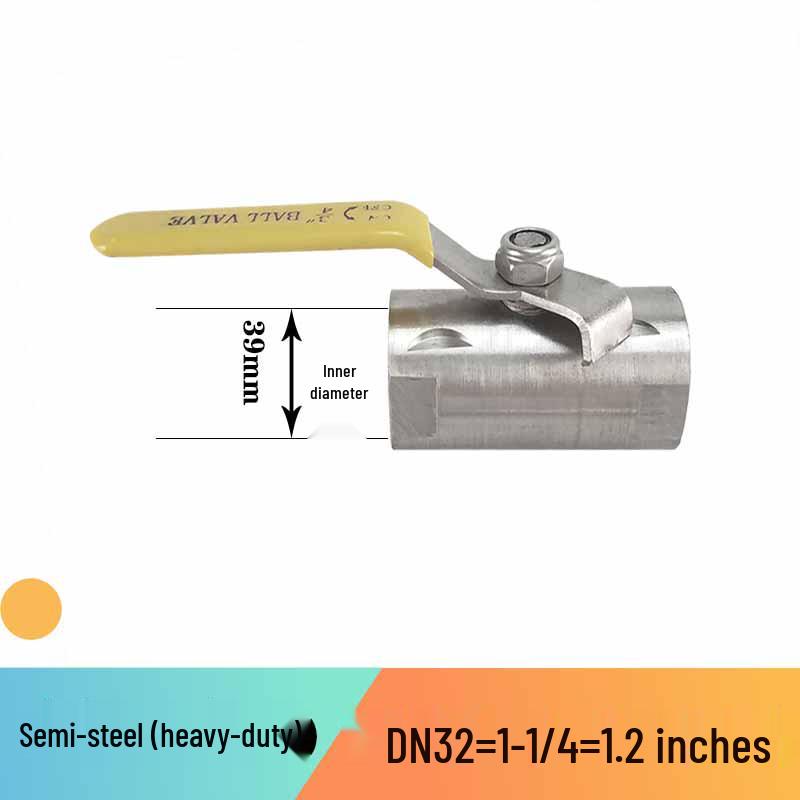 Stainless Steel Threaded Cantonese Style Ball Valve (DN15, 20, 25, 32, 40) / Q11F-16P Model