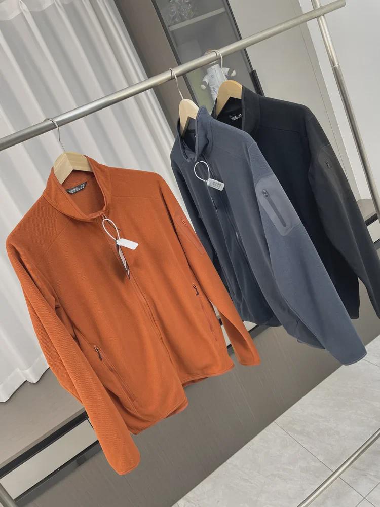 Geacă Fleece de Toamnă/Iarnă pentru Bărbați cu Guler Înalt - Moale și Călduroasă