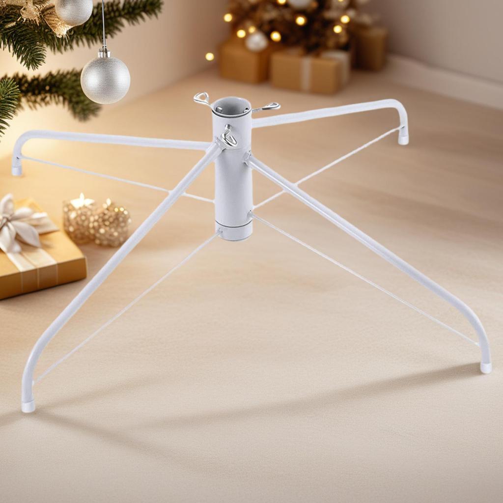 Christmas Tree Stand Christmas Artificial Tree Metal Stand Base Decorative Display Replacement Holder for Lawn Garden Bedroom