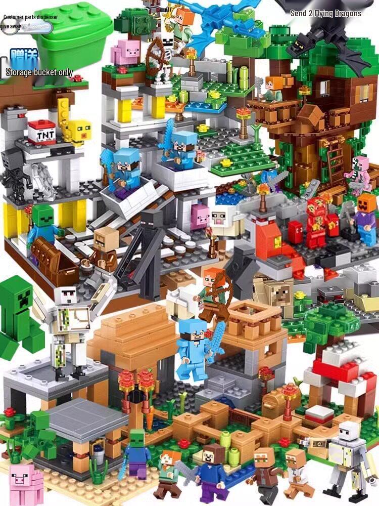 Minecraft Steve's Treehouse Adventure Set - Building Blocks Toy for Kids