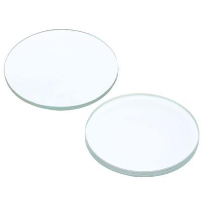Conjunto de lentes biconvexas de comprimento focal PATIKIL de 20 mm e 30 mm, conjunto de lentes bicôncavas, polimento óptico de vidro, lente de borda redonda para experimentos de física em sala de aula transparente