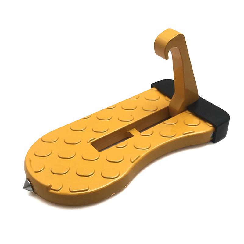Outdoor Tool Car Roof Rack Step Foldable Car Door Step Multifunction Universal Latch Hook Auxiliary Foot Pedal Aluminium Alloy