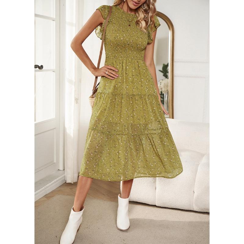 Women's Floral Dress Summer Long Dress