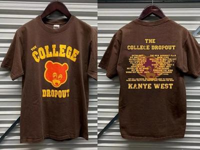 Kanye West Collage Dropout Basic Style 2 Side Brown Short Sleeve Unisex T Shirt Unisex T-Shirt