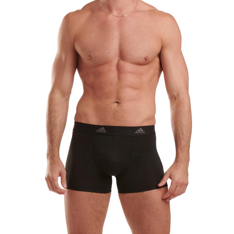 Adidas Logo Print Sports Casual Boxer Briefs 3-Pack Men Underwear 4A3M02-929