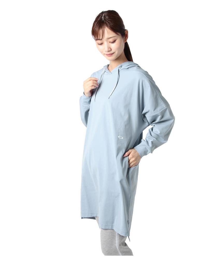 Oakley Radiant Hoodie Size M Size One-Piece 4.0 Sweatshirt, Women's, AGATE, (Japanese L)