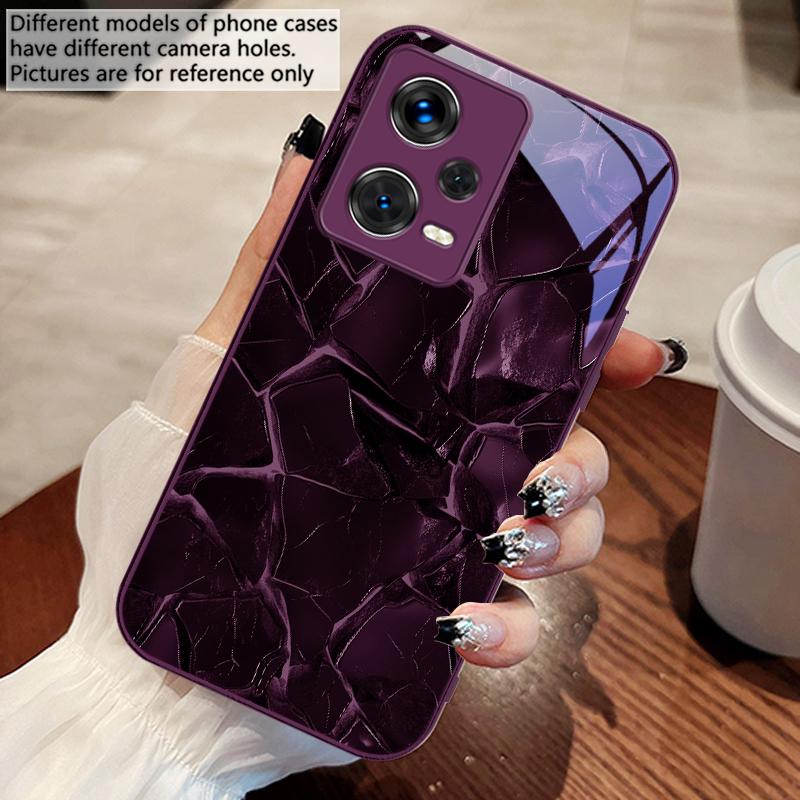 Padrão de textura de lava vermelha Para Xiaomi 14 Ultra 13 Lite Redmi Note 13 11 Pro 12 Plus Poco X6 3 Pro F4 6 GT Capa de Celular de Vidro Temperado