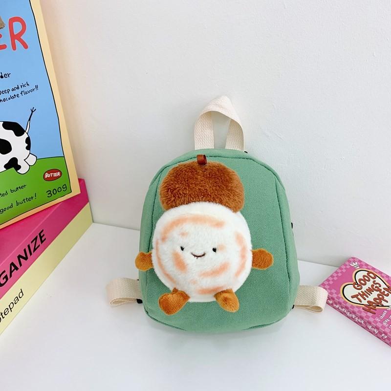 Kindergarten Cartoon Nylon Backpack Plush Doll Unisex Kid Schoolbag Fashion