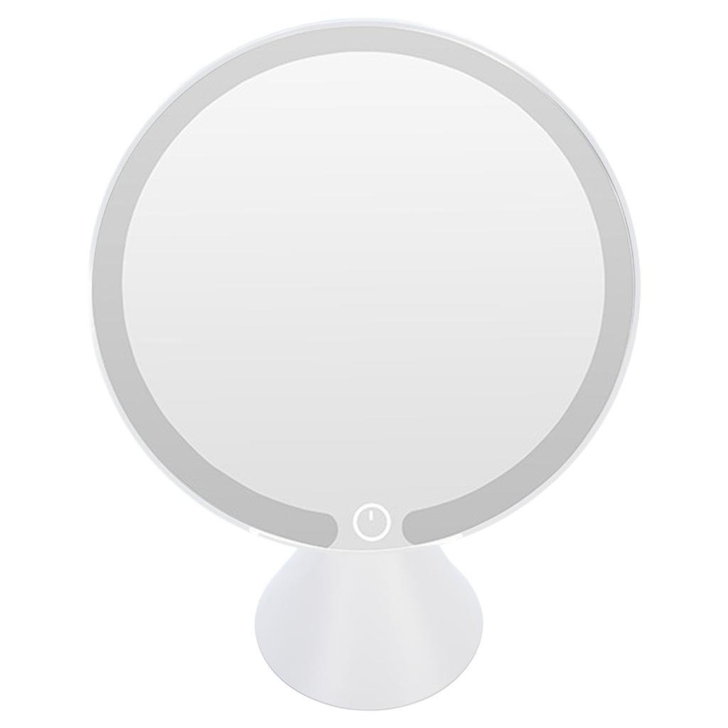 Lighted Makeup Mirror 3 Color Temperatures Dimmable LED Cosmetic Vanity Mirror for Dorm Bedroom Bath