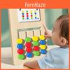 Wooden Educational Toy For Kids Doublesided Fourcolor Logic Puzzle Brain Development Game Board