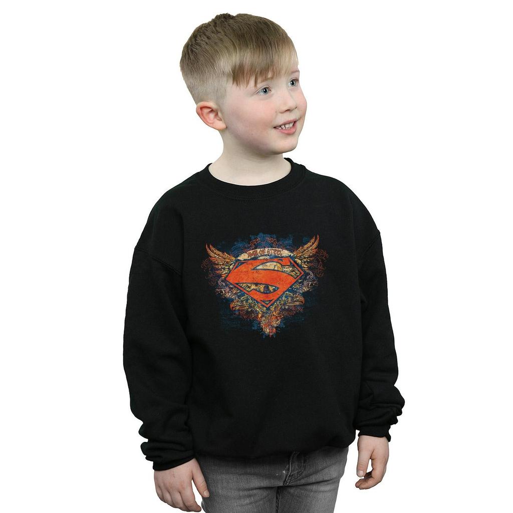 DC Comics Chłopięca bluza Superman Wings Shield
