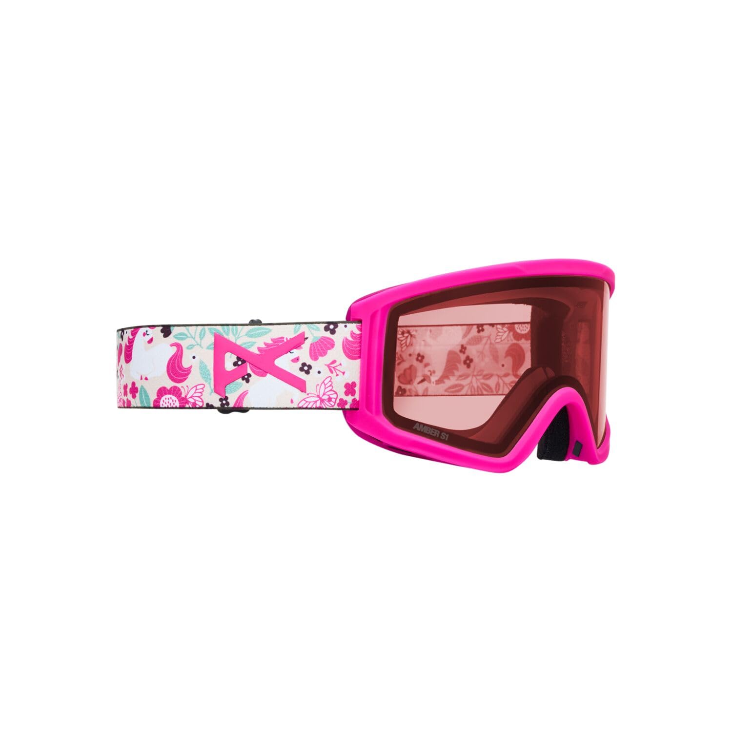 

Burton Kids Tracker Goggles MFI Face Mask Amber 2.0 + Unicorns/Pink