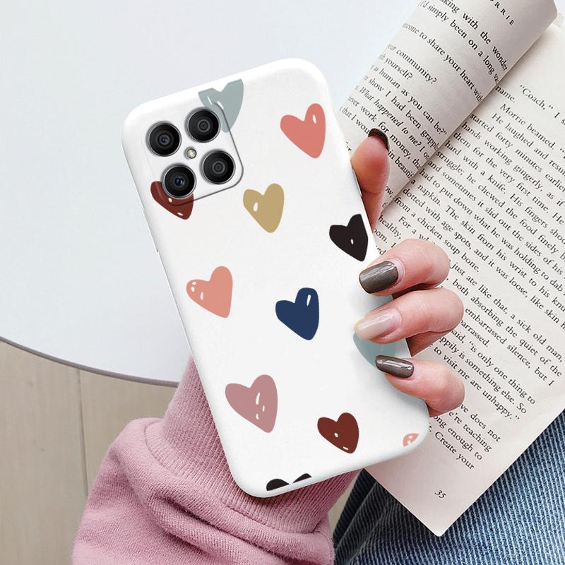 Flowers Funda For Honor X8 Capa HonorX8 X6 X 8 Phone Case Soft Silicone Cute Cat Bear Back Cover For Honor X 6 Bumper Cartoon