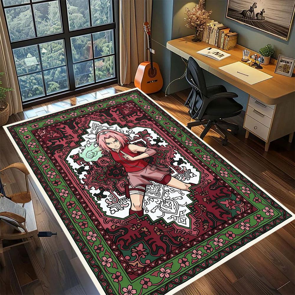 Naruto Anime Character Carpet for Living Room Bedroom Home Decor Cool Movie Mat Play Floor Mat
