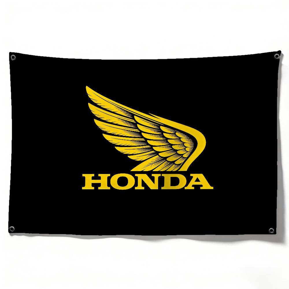 

Motorcycle For HONDA Flag 120g Brushed Polyester Sublimation Printing Durable Hanging Flag For Home Decor Event Graduation Gift (as the picture,50x70cm)