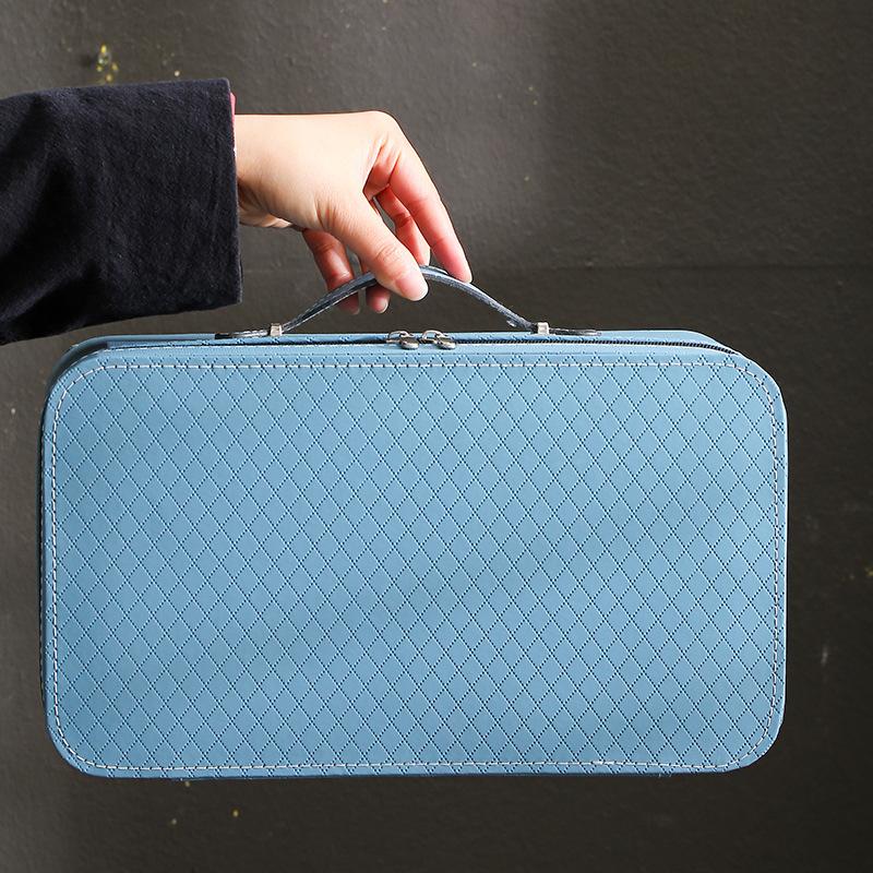Travel tea set 2024 new portable storage bag suet jade outdoor camping teapot teacup tea tray