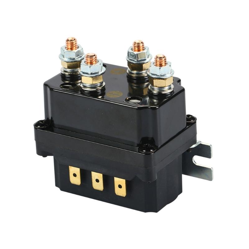 

250A 12V Off Road Winch Power Relays Component Winch Relays Solenoid For SUV Truck ATV Compatibility 1 чёрный