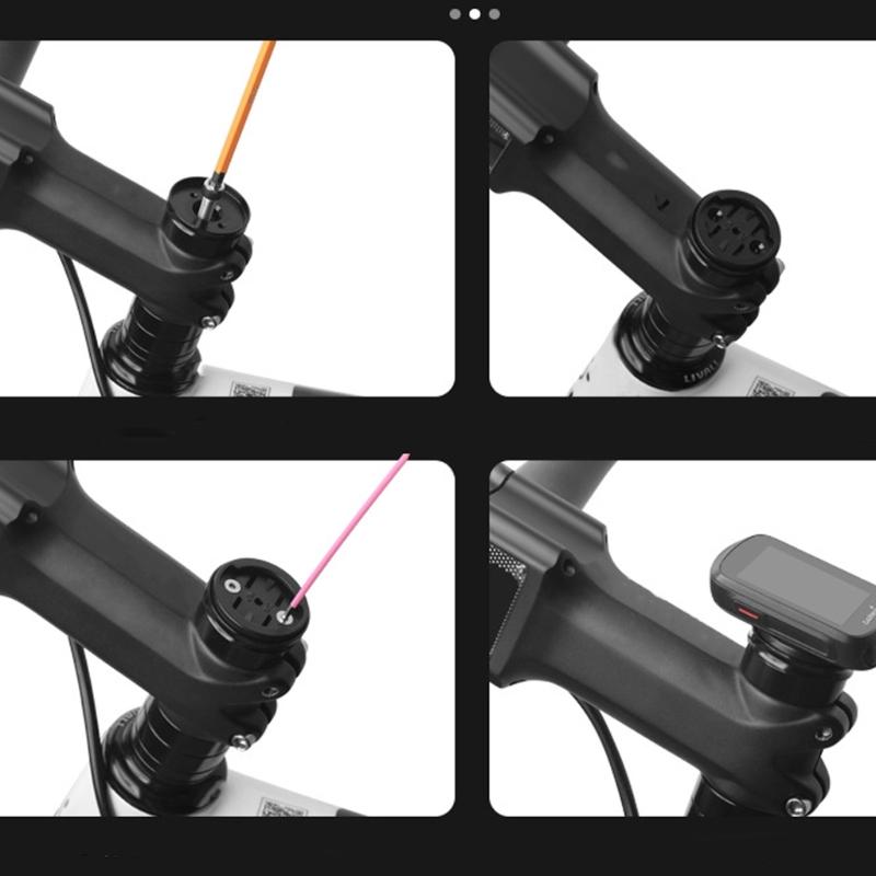 Mountain Bike Stem Caps Computer Mount Regulable Angles Stem Holder Accessories for Cycling Computer Stability