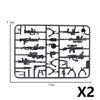 Military Waffen Pack Accessory Building Block Assassin Figure Waffen Accessories Dart Blade Sword Knife Soldier Guns Bricks Toys