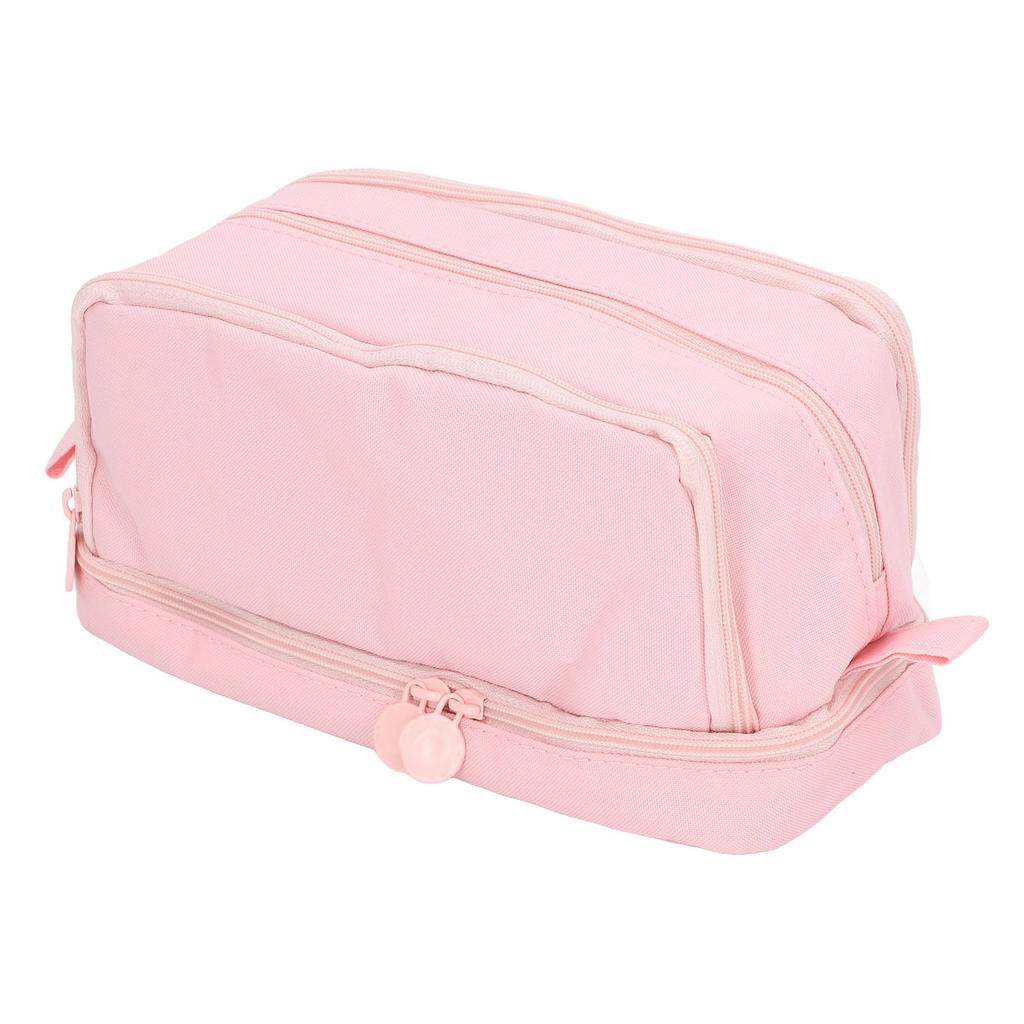 Large Capacity Pencil Case Dual Opening Pencil Bag Pencil Box Portable Multipurpose Pencil Pouch for School Library