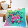 Lamb Fleece Blanket Animal Pattern Print Thickened Crystal Fleece Blanket Universal In All Seasons