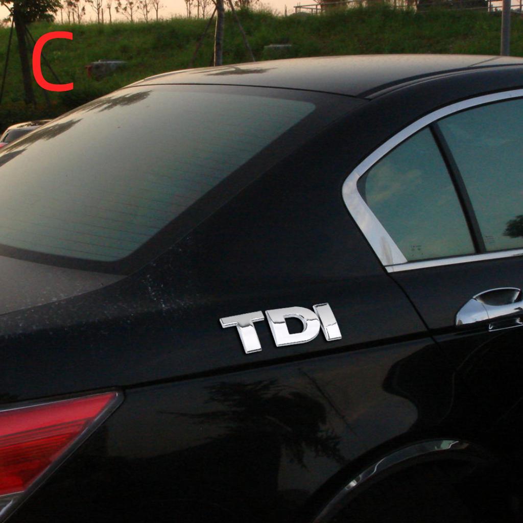 Obtisk Reflexní Turbo Direct InjectionKovový znak Odznak TDI Logo