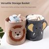 Panier de Rangement pour Jouets Mignon Dessin Animé Haute Qualité Panier à Linge Lavable en Feutre Boîte de Rangement pour Jouets Organisateur de Maison