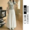 Womens Loose Flowy Skirt Pants 2026 Thin High-Waist Wide Leg Comfortable BF Style Petite Tall