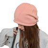Duoduo Hat with Big Head Circumference Versatile Casual Cold Hat Warm Hat Couple Ear Protection Knit Hat Showing Small Face