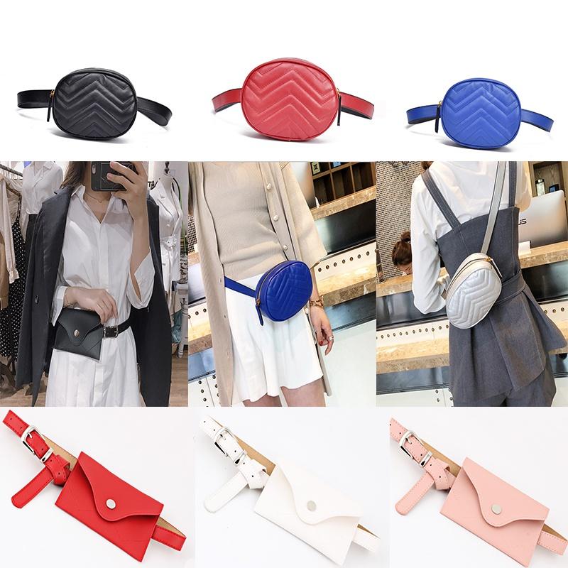 Fashion Waist Fanny Pack Women Leather Belt With Elegant Zipper Closure For Casual Use
