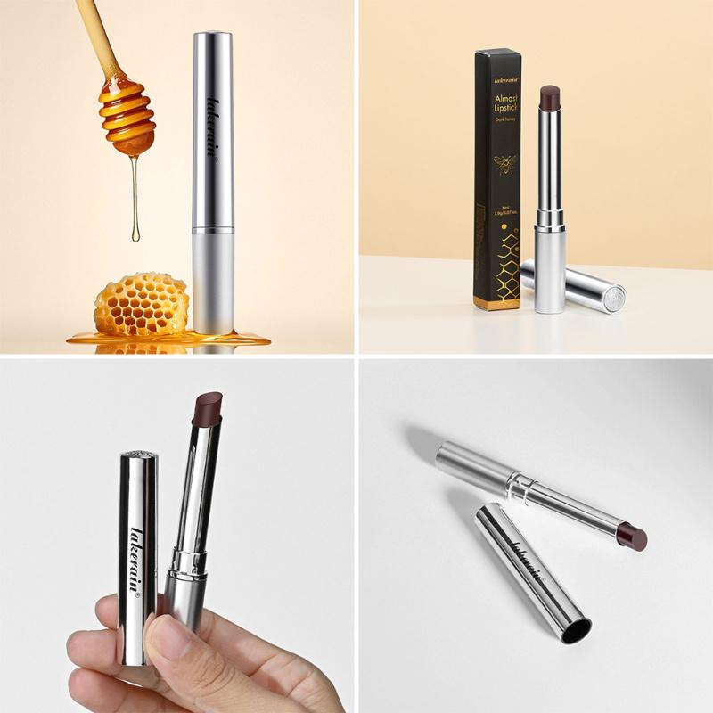 Black Honey Moisturizing Lipstick – Vitamin E Hydrating Lip Balm with Honey Extract, Nourishing & Long-Lasting Lip Care for Soft, Supple Lips