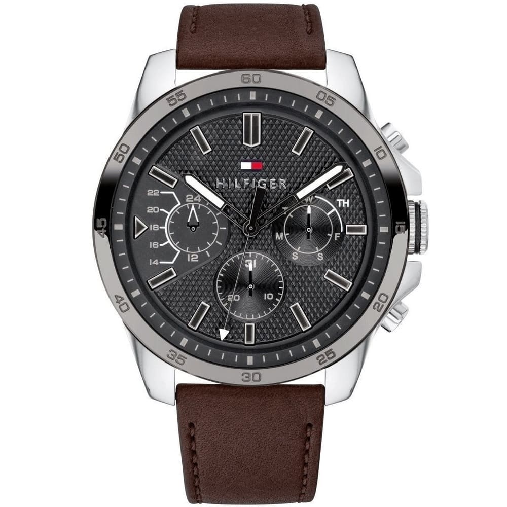 TOMMY HILFIGER Montre Homme  1791562 46 marron
