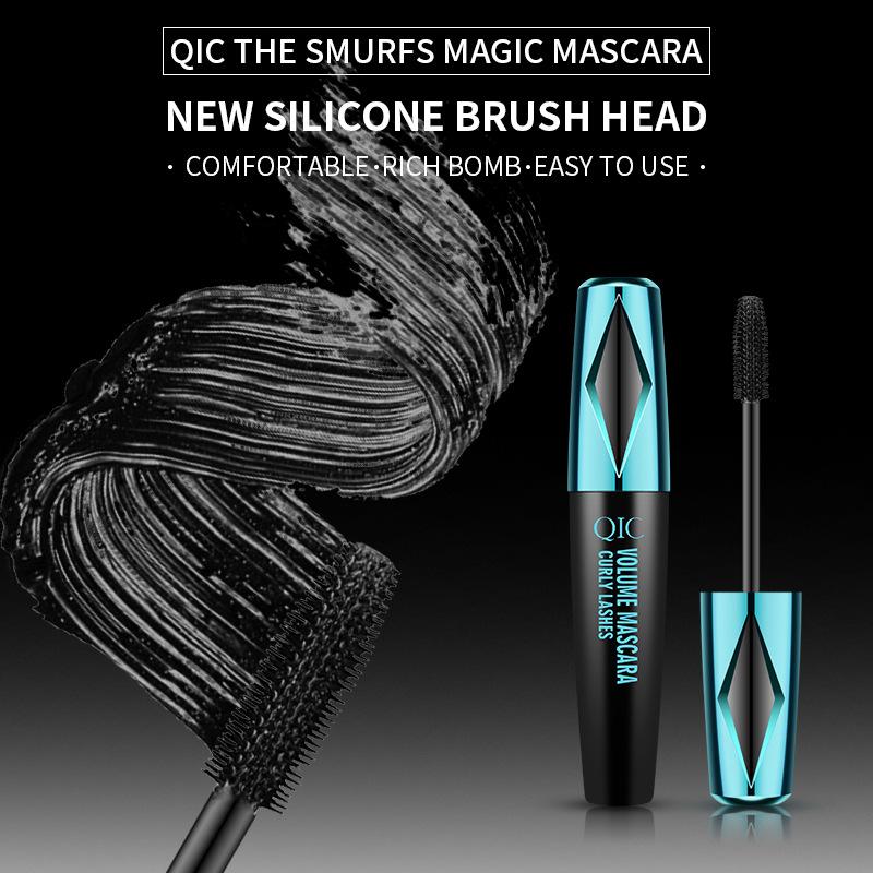 Color North American 4D Mascara, Waterproof Curl Thick Non-Smudging Beauty Mascara 4D Makeup