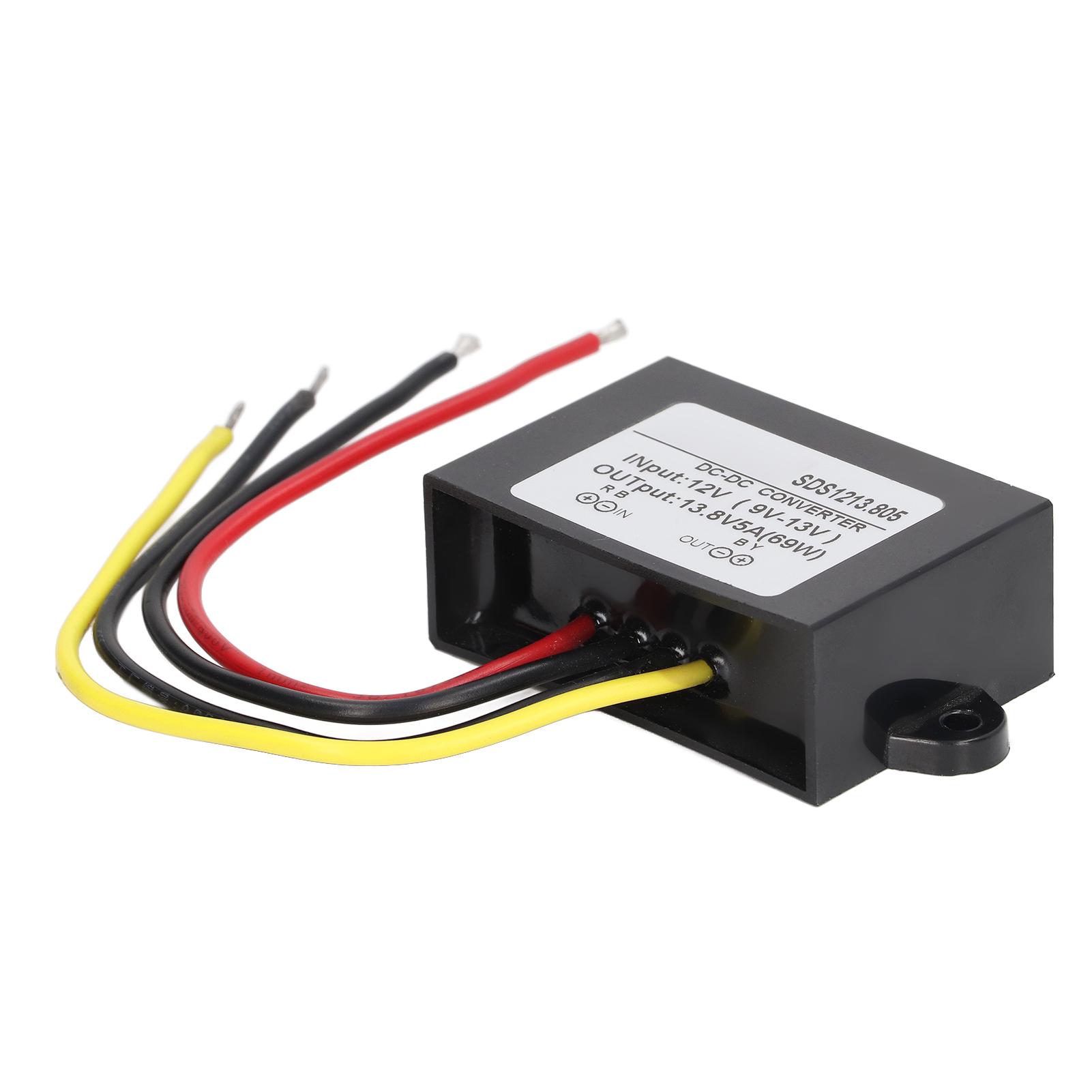 

Voltage Boost Module Car Power Converter with Cable IP68 Protection DC 12V to 13.8V 5A
