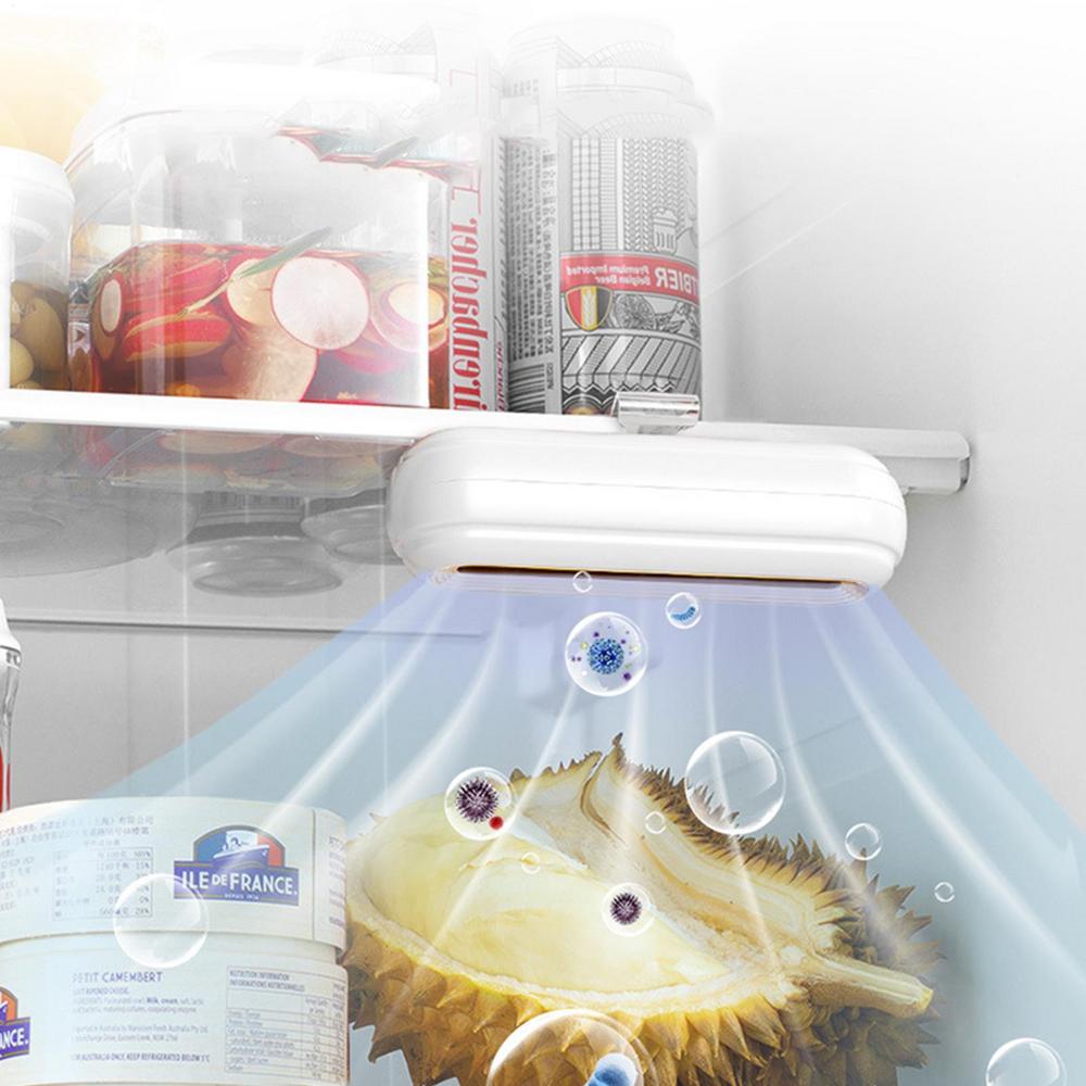 Elektryczny Odświeżacz Powietrza do Lodówki Odświeżacz Powietrza do Lodówki Wielokrotnego Użytku Ładowanie USB Dwa Tryby Oczyszczacz Powietrza do Gospodarstwa Domowego Gospodyni Domowa