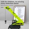 Engineering Crane Inertia Toy Car With Push And Go Function For Kids Ages 3 To 6