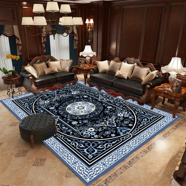 

Европейская гостиная диван журнальный столик ковер домашняя спальня прикроватная тумбочка ретро скандинавский минималистский кабинет богемный напольные коврики 120x160cm