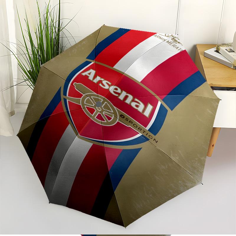 football team.C Print Automatic Open Close Umbrella, Portable Foldable Umbrella, for Outdoor Commute Camping Trip, Ideal Birthday Gift