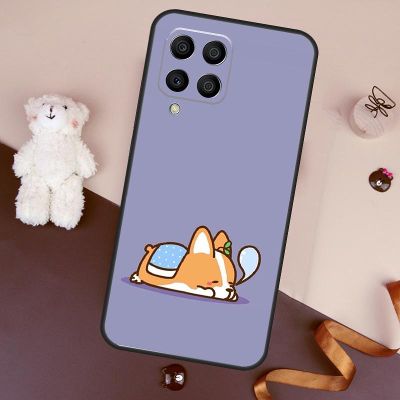 Cartoon Corgi Case For Samsung Galaxy M13 M54 M34 M14 M56 M36 M16 M31 M11 M53 M12 M32 M52 M35 M55 M15 M06