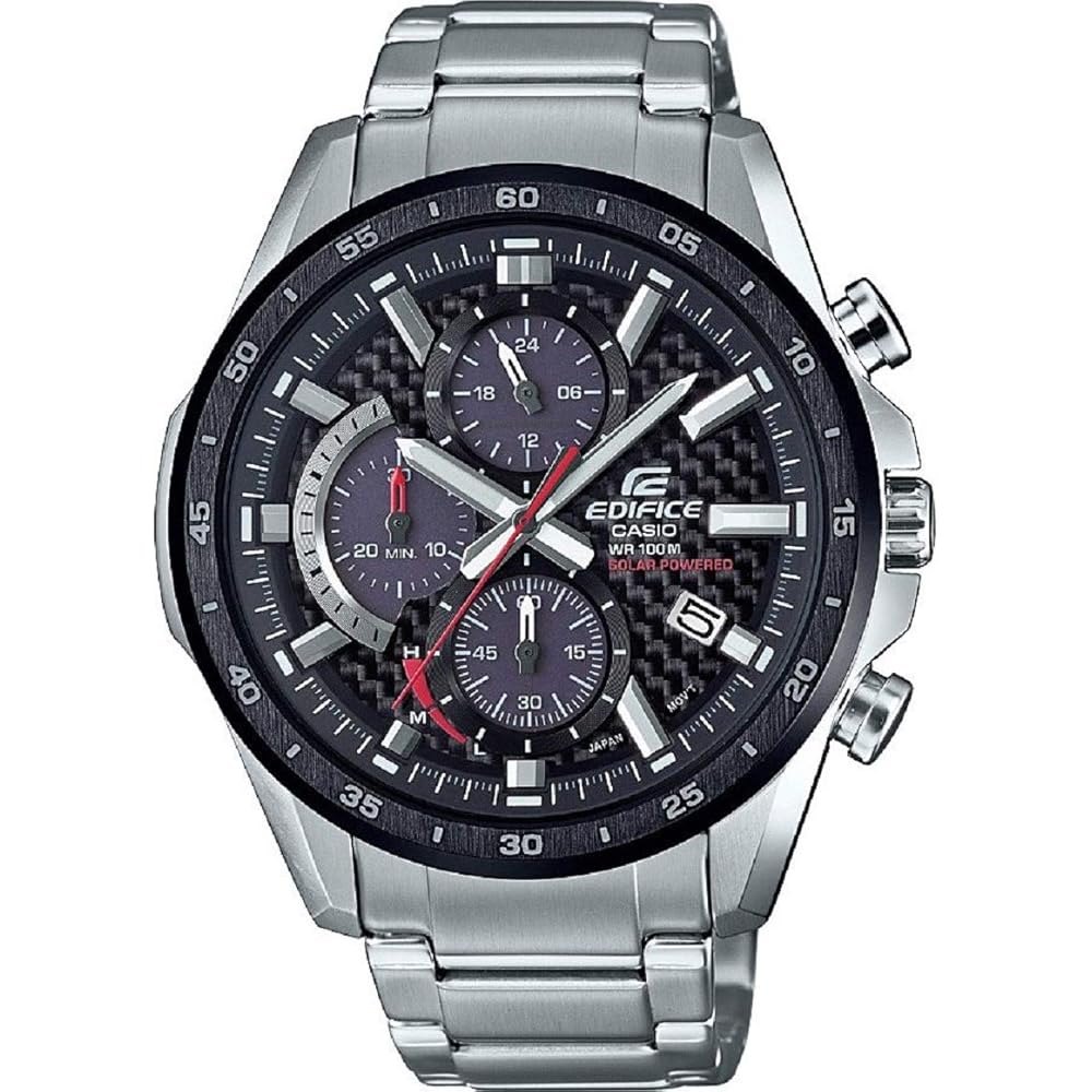 [Casio] [Solar] EDIFICE CHRONOGRAPH Casio Edifice Chronograph EQS-900DB-1A Watch Men s Analog Wat...