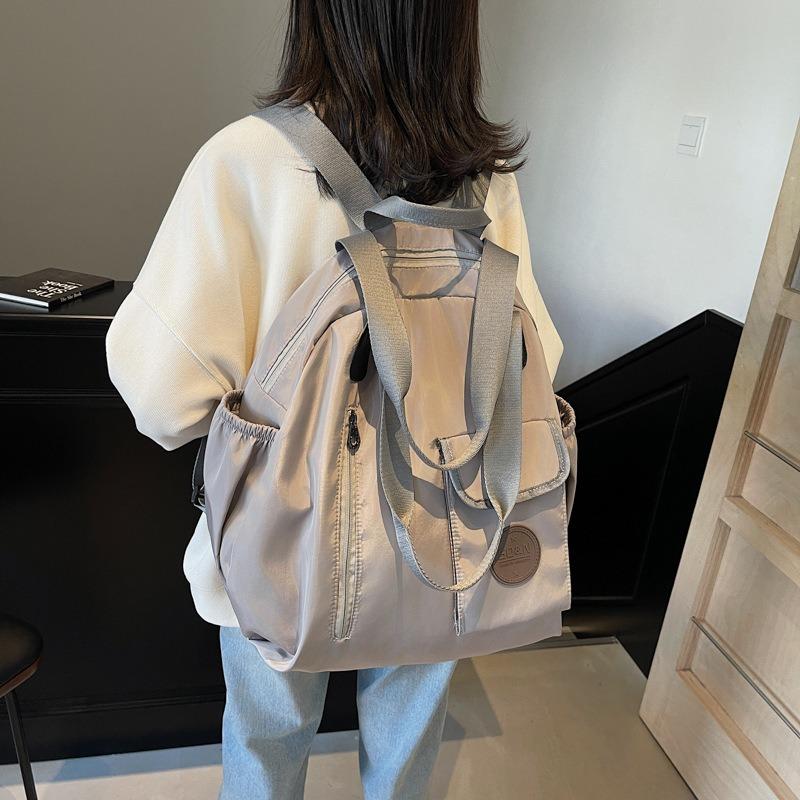 Junior High School Student Schoolbag Female Large Capacity Leisure Street Trend Backpack Travel Backpack