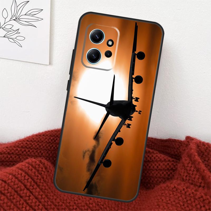 Airplane Plane Aircraft Case For Xiaomi Redmi Note 14 13 12 11 10 15 Pro Plus Cover For Redmi 15 15C 10C 12C 13C 14C