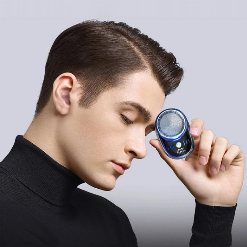 Electric Shaver Portable Razor Man Travel Attire Wet And Dry Usb Rechargeable Shaver Typec Charging Shaving Machine Mini For Men