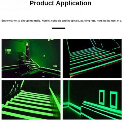 3m/5m Luminous Tape Decorative Wall Stickers Decorative Dark Green Self-adhesive Tape Luminous Accessories Home Stickers Sticker