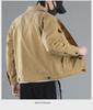Men's Black Denim Jacket - Casual Workwear for Spring & Autumn