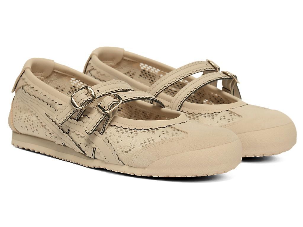 1182A705-250 Onitsuka Tiger MEXICO 66 TGRS BEIGE BEIGE (Women s) 8W
