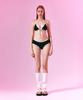 VINAJ Ribbon Triangle Bikini Bra (Black)